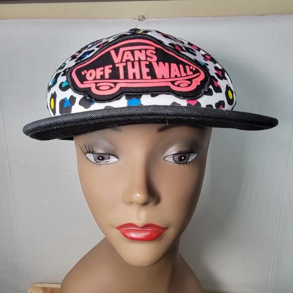 VANS Retro Snap Back Trucker Hat "Off The Wall" - Picture 2 of 6